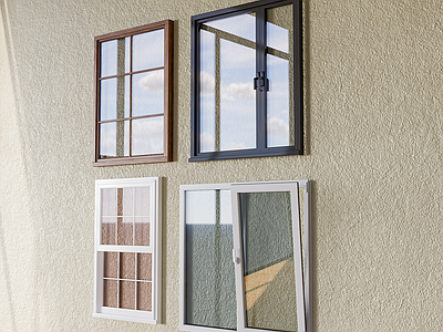 复古中古平开窗 木平开窗 平开窗 原木风平开窗 窗户 复古风窗户