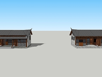 中式原木其他农业建筑 白族建筑 中式乡村 乡村旅游厕所