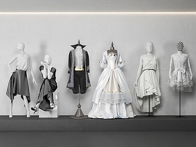 衣服 女性模特 衣服模特 现代时装 模特 衣服