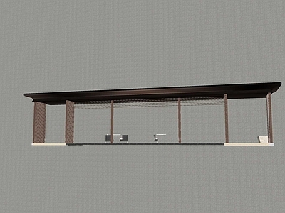 中式廊架 廊架