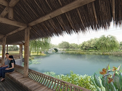 新中式小公建 乡村建筑 乡村改造 乡村景观 高压电下景观