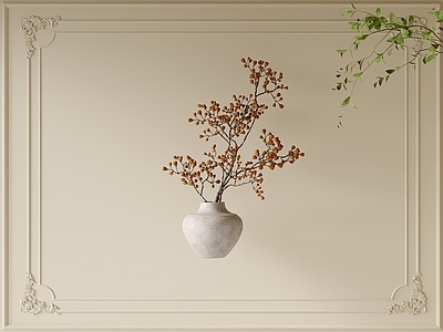 现代新中式花艺 花卉 花瓶 插花