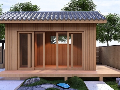 日式其他景观小建筑 日式木屋