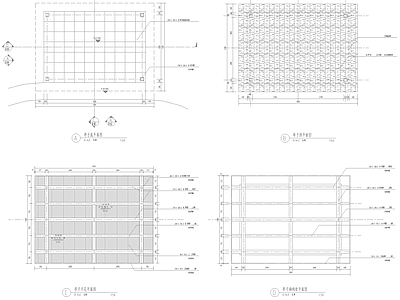 现代新中式亭子 乡村茅草双坡木亭 施工图