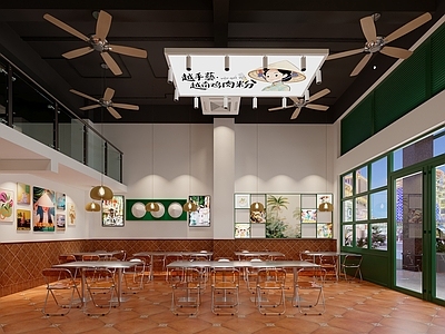 现代其他餐饮空间 餐厅 面馆
