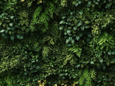 现代绿植墙 多种绿植墙 多种类绿叶景墙贴 绿植墙背景墙 仿真绿植背景墙