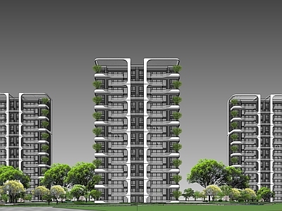 现代高层住宅 四代住宅