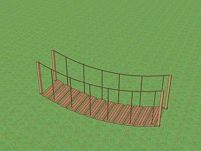 现代景观桥 木景观桥