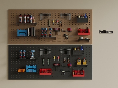 工具 洞洞板 工具墙 工具挂板