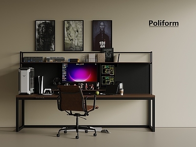 轻奢意式其他桌椅 电竞桌椅