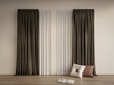 复古中古窗帘 卷帘 纱帘 门帘 布帘 帷幔