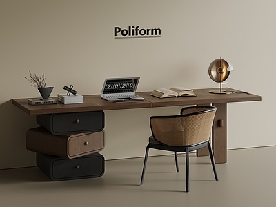 中古新中式办公桌椅 写字桌 电脑桌