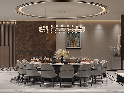 现代轻奢其他餐饮空间 包厢 接待 棋牌室