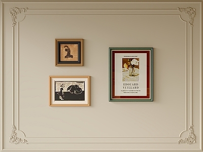 美式挂画 画框 油画 客厅挂画 玄关挂画