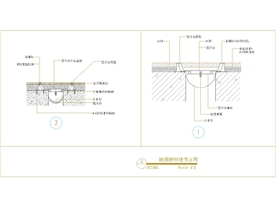 地面综合节点 地面伸缩缝节点图 施工图