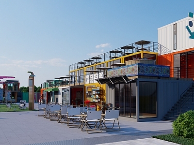 集装箱 集装箱市集 集装箱店铺 集装箱装置