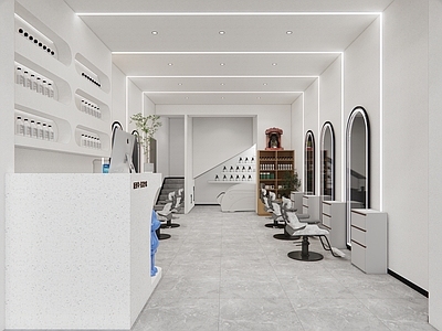 现代理发店 理发店 美发店 烫染店