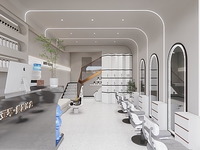 现代理发店 理发店 烫染店 美发店