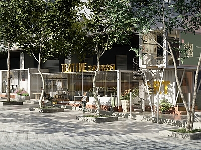 现代其他景观小建筑 集装箱 集装箱商业空间 临时咖啡厅