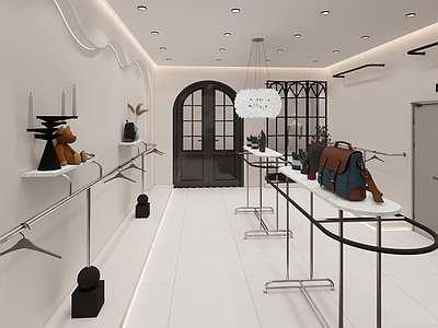 现代服装店 女装店 女性饰品店 鞋店 箱包店