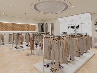 现代服装店 女装店 鞋店 箱包店
