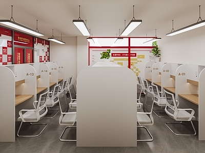 现代教室 教室 自习室 AI教室 阅读室