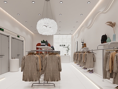 现代服装店 女装店 鞋店 箱包店 服装店