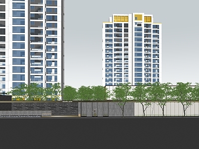 现代轻奢售楼处建筑 首开区 文化建筑 商业