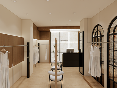 中古复古服装店 女装店 内衣店