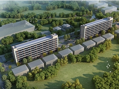 现代产业园建筑 综合产业园 科研厂房 多层厂房 租赁公寓 配套用房 施工图
