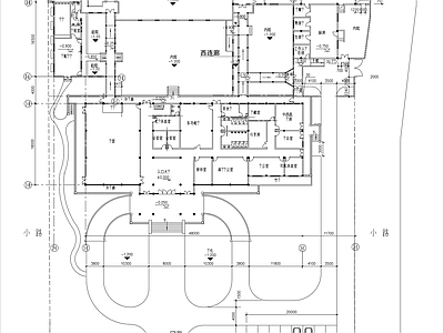 景观平面图 中式民宿院落 民宿院落 民宿 施工图
