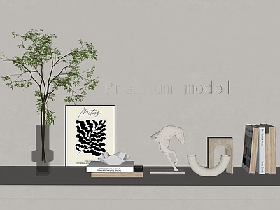 现代意式摆件组合 绿植摆件 茶几摆件 玄关摆件 餐桌摆件 餐边柜摆件