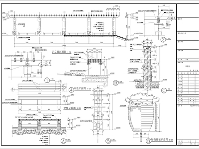 法式欧式廊架 法式防腐木花架 法式矮围墙 施工图