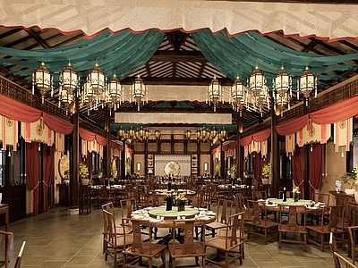 中式中餐厅 酒店 宴会厅