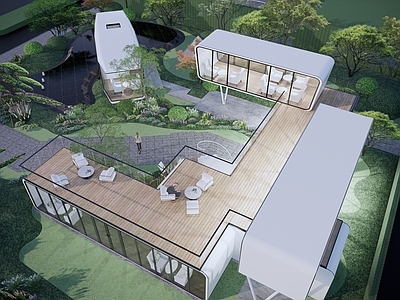 现代其他展厅 民宿 示范区展厅