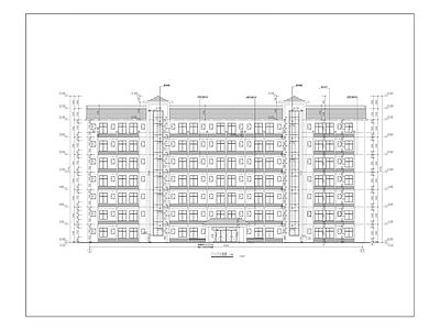 现代学校建筑 中学 女生 宿舍楼 施工图
