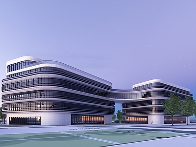 现代其他工业建筑 办公