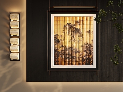 中式新中式挂画 字画 茶室挂画 书房挂画 办公室挂画 玄关挂画