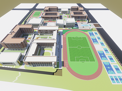 现代学校建筑 中学