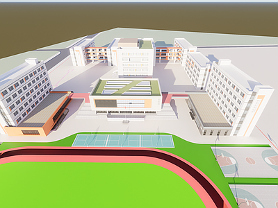 现代学校建筑 中学
