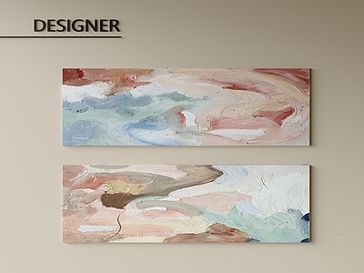现代挂画 油画 女孩房挂画 客厅挂画 玄关挂画