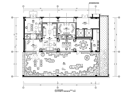 现代会所 私人会所 会所平面图 施工图