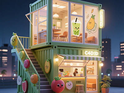 集装箱 集装箱水果奶茶店