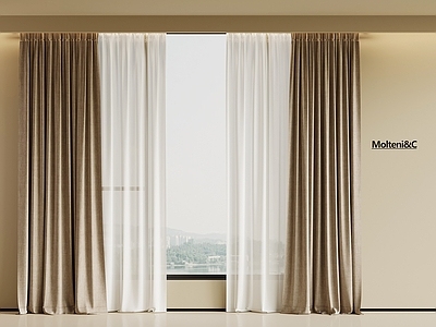 现代窗帘 现代窗帘 纱帘 素色窗帘