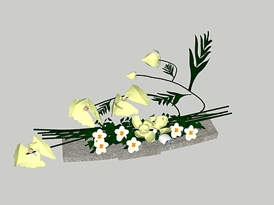 现代花艺 陶瓷花瓶 玻璃花瓶