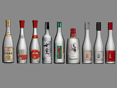 食物饮料 白酒 酒瓶 酒水 饮料