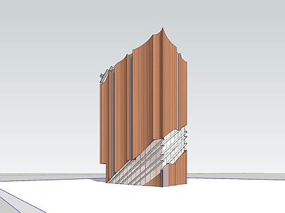 现代其他商业建筑 异型建筑