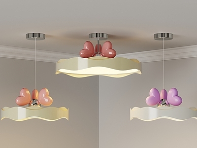 现代奶油灯具组合 卧室吸顶灯 卧室吊灯 现代吸顶灯 现代吊灯