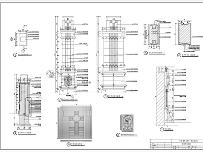 法式欧式灯具图库 法式景观灯柱 施工图