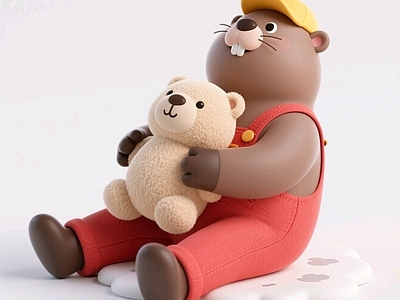 现代雕塑 卡皮巴拉雕塑 手办 景观小品 桌摆装饰品 商业美陈